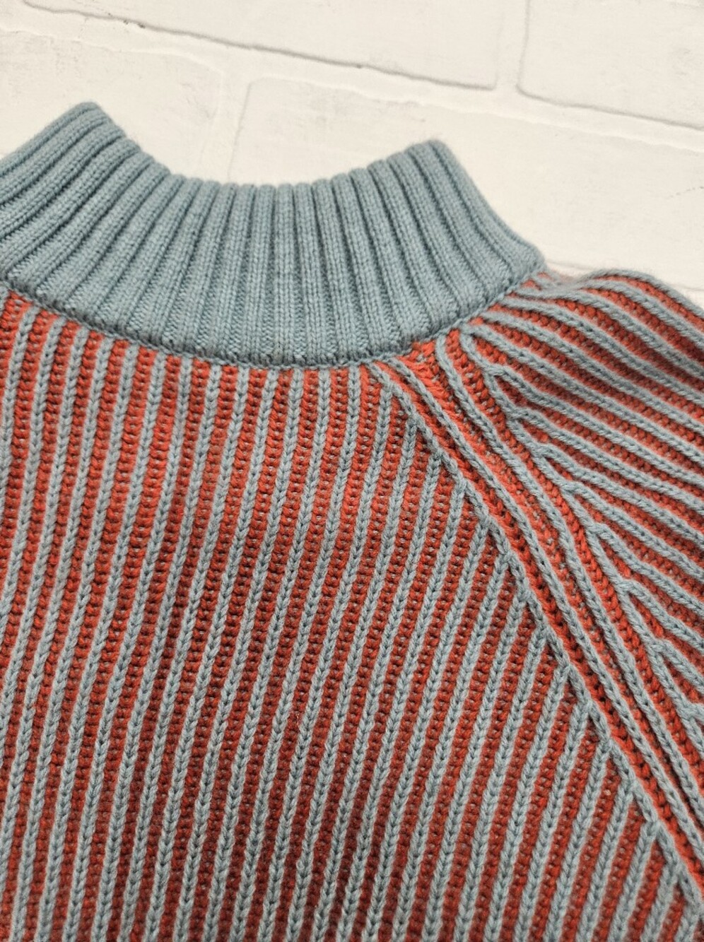 RWS Wool Ribbed Two Tone Sweater - Picture 2 of 7